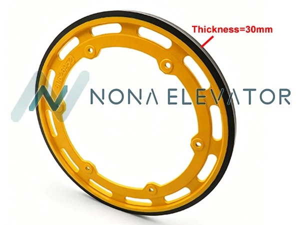 High-quality Escalator Friction Wheel 497x30mm compatible with KONE escalator handrail drive wheel assembly High-quality Escalator Friction Wheel 497x30mm compatible with KONE escalator handrail drive wheel assembly